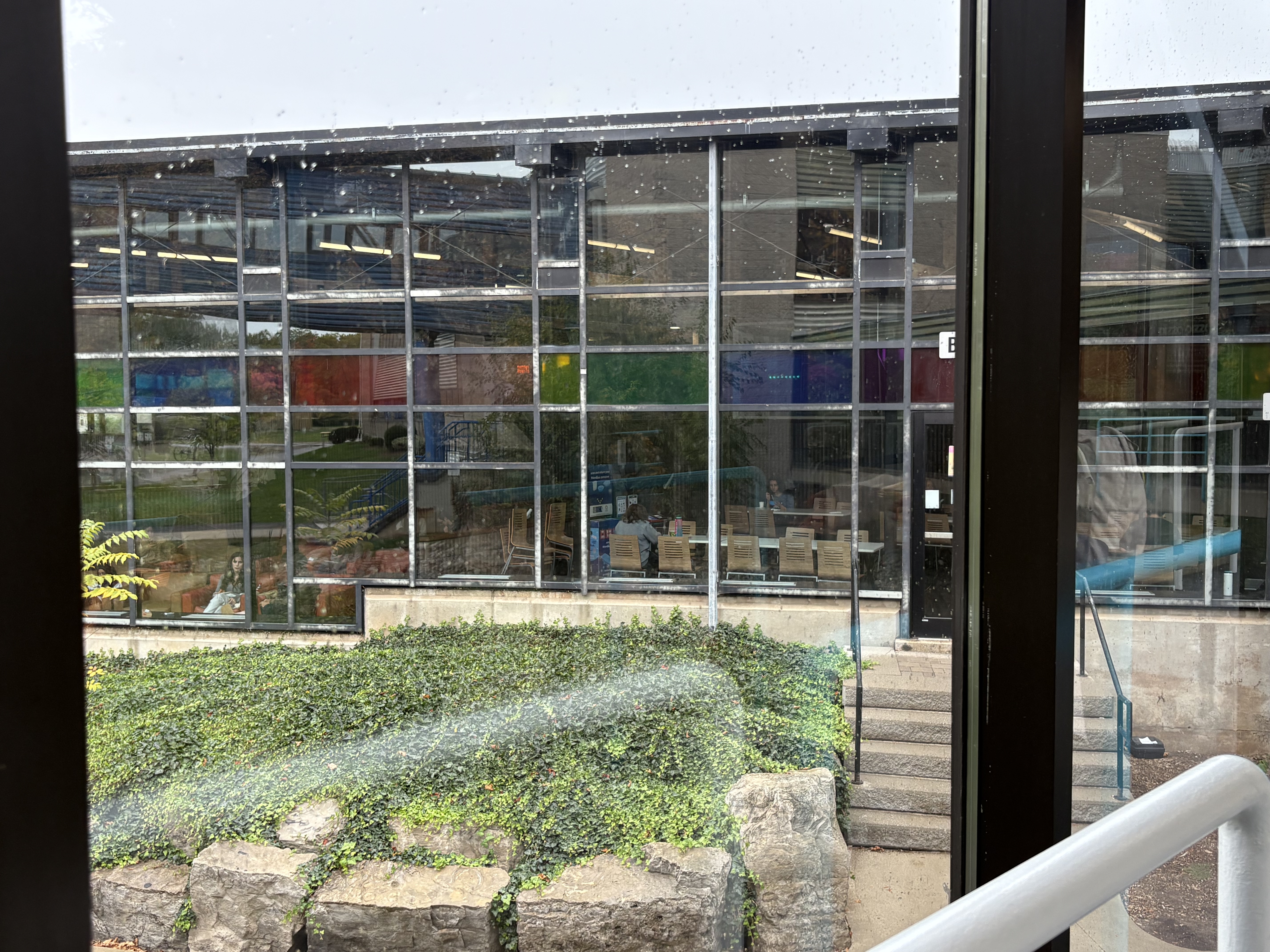 An image taken while exploring campus in a group and taking images.